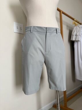 Slazenger Light Gray Flat-Front Men's Shorts